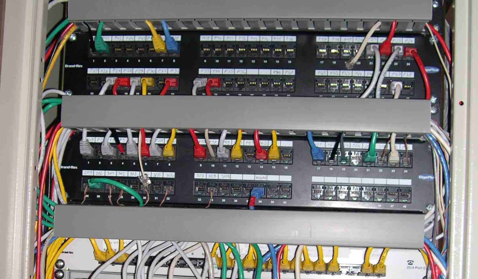 patch panel strukturovaná kabeláž PROTRADING